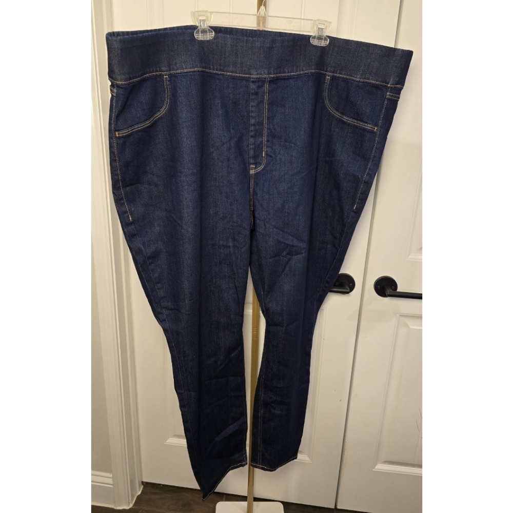 Old Navy Womens Plus Size 30 Long Jeggings Jean Stretch Waist Elastic Adjustable